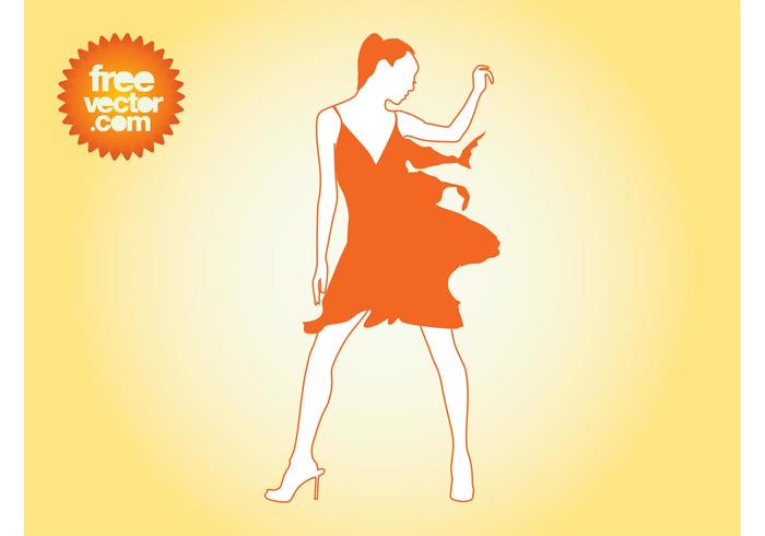 Salsa Girl Vector Salsa Girl Vector