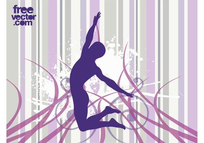 Jumping Man Vector Graphic Jumping Man Vector Graphic