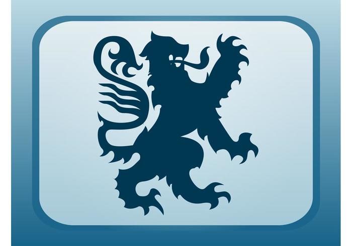 Heraldic Lion Vector Heraldic Lion Vector