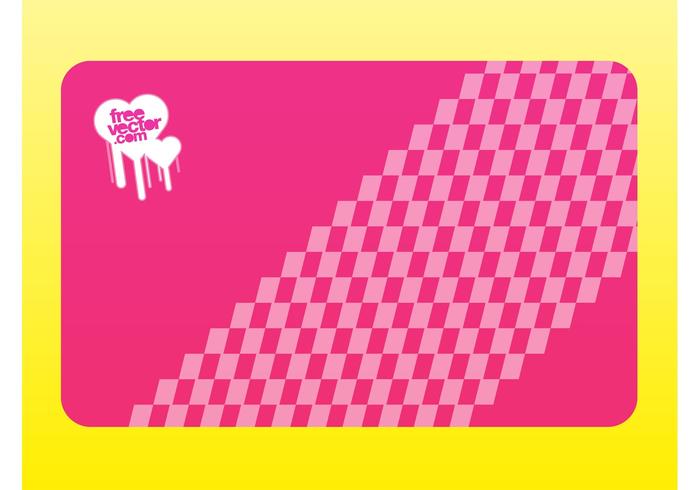 Pink Business Card Vector Pink Business Card Vector