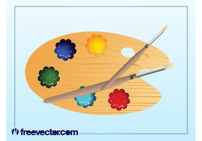 Vector Painter Palette Vector Painter Palette