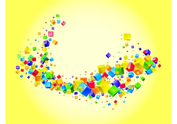 Rainbow Cubes Vector Rainbow Cubes Vector