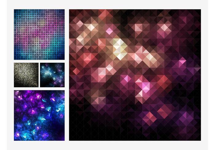 Mosaic Vector Backgrounds Mosaic Vector Backgrounds