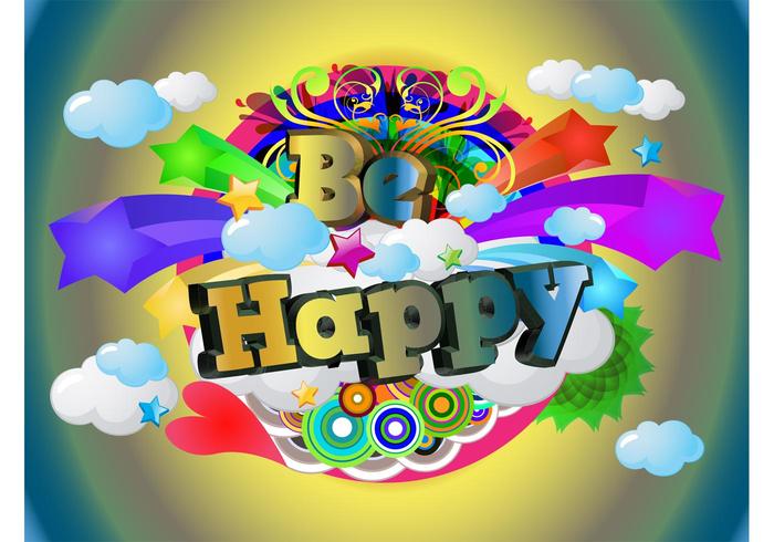 Be Happy Vector Be Happy Vector