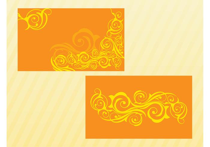 Swirls Vector Cards Swirls Vector Cards