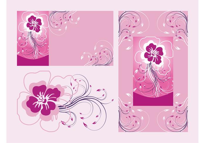 Floral Posters Vector Floral Posters Vector
