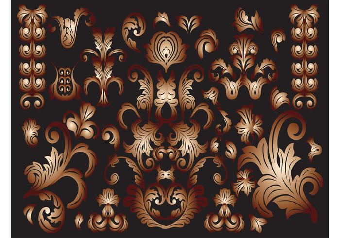 Retro Floral Vector Retro Floral Vector