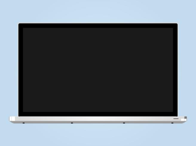 Open Laptop vector