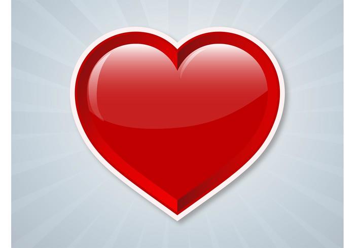 Vector Heart Sticker Vector Heart Sticker