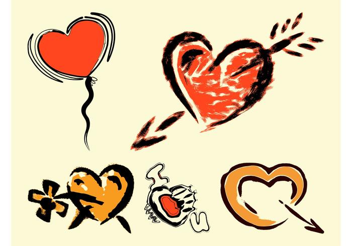 Love Hearts Vector Love Hearts Vector