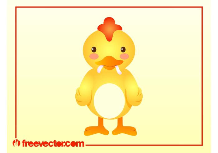 Cartoon Chicken Vector Cartoon Chicken Vector