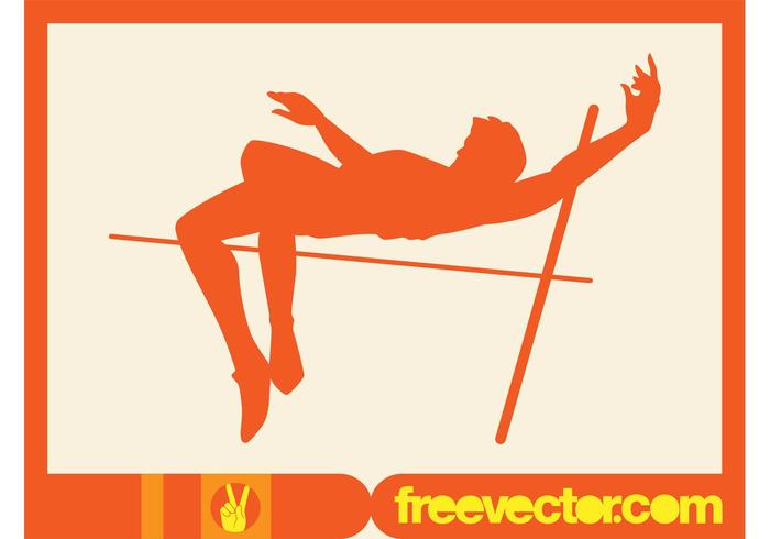 Pole Vault Vector Pole Vault Vector