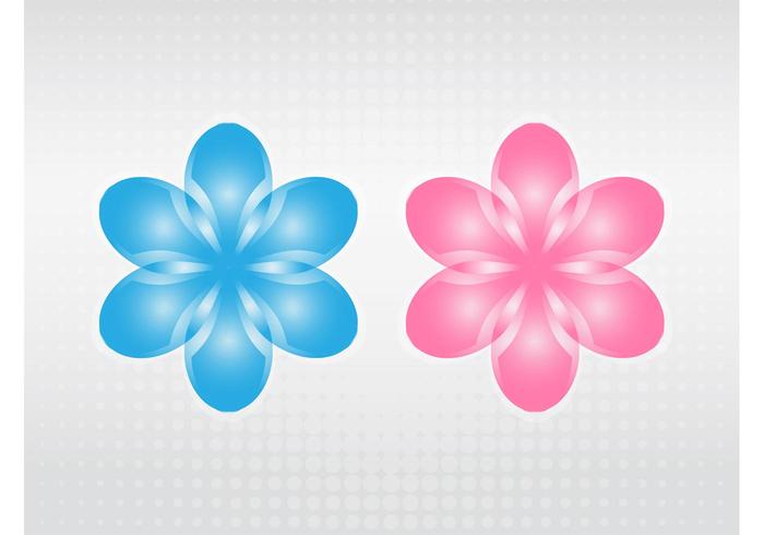 Vector Blooming Flowers Vector Blooming Flowers