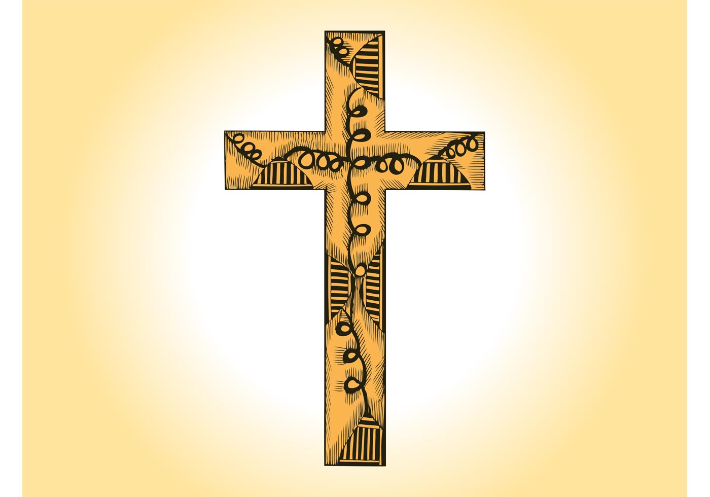 Download Wooden Cross Vector - Download Free Vector Art, Stock ...