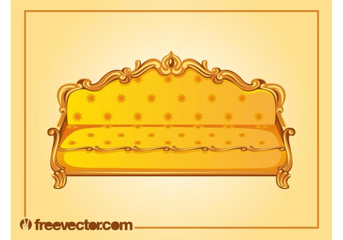 Antique Sofa Vector Antique Sofa Vector