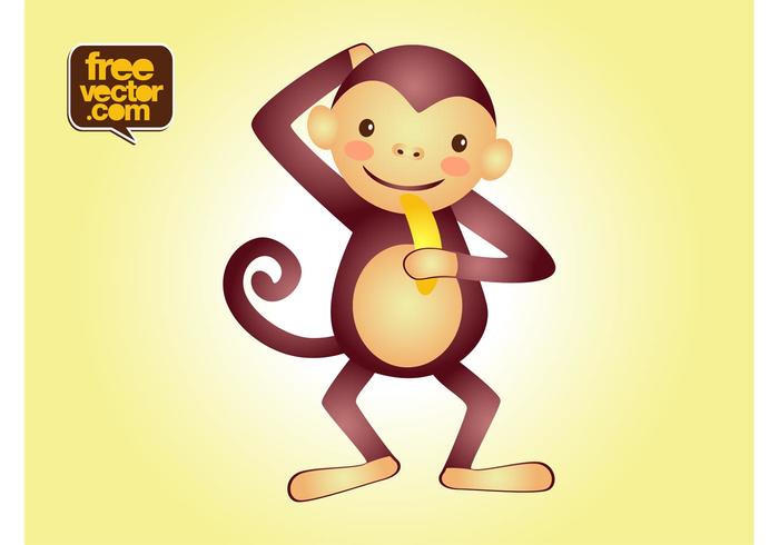 Vector Monkey Character Vector Monkey Character