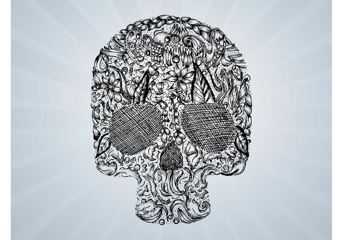 Vector Skull Drawing Vector Skull Drawing