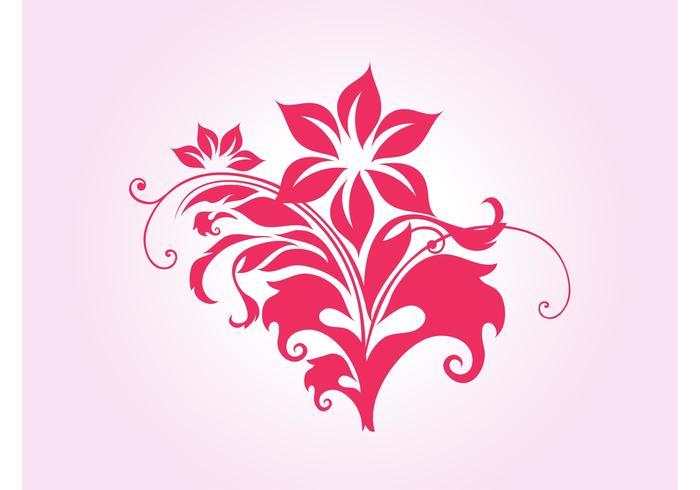 Swirling Flower Vector Swirling Flower Vector