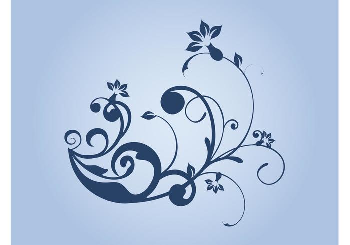 Floral Scrolls Vector Floral Scrolls Vector