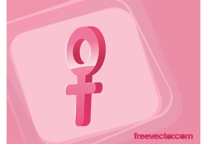 Female Gender Symbol Vector Female Gender Symbol Vector