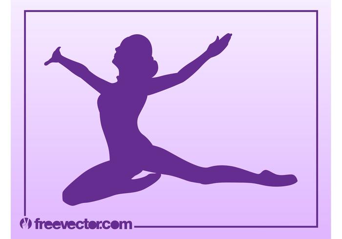 Jumping Woman Vector Jumping Woman Vector