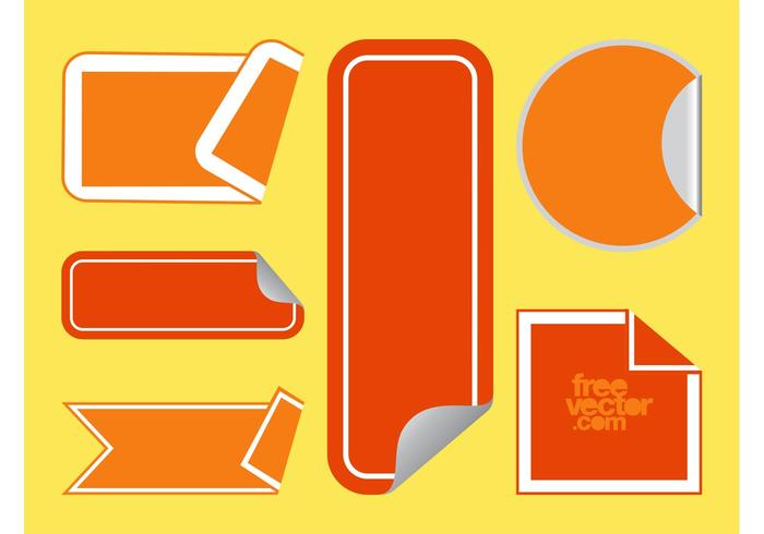 Vector Stickers And Labels Vector Stickers And Labels