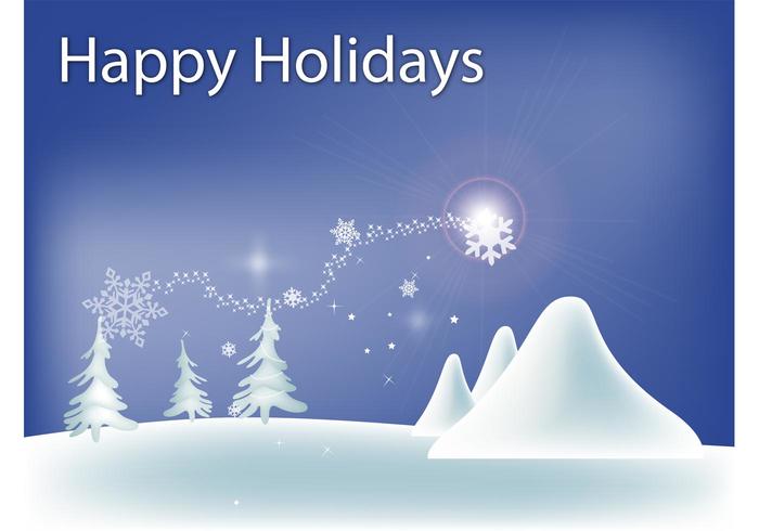 Winter Holidays Vector Winter Holidays Vector