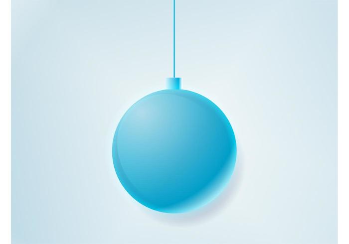 Christmas Ball Ornament Vector