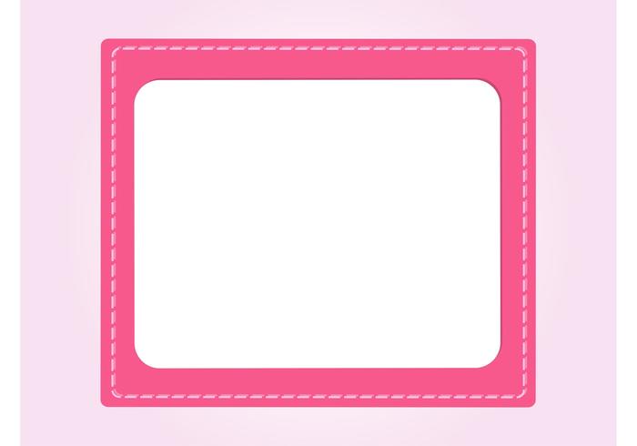 Stitched Card Vector Stitched Card Vector