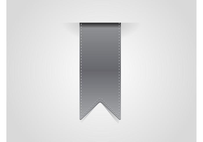 Silver Ribbon Vector Silver Ribbon Vector