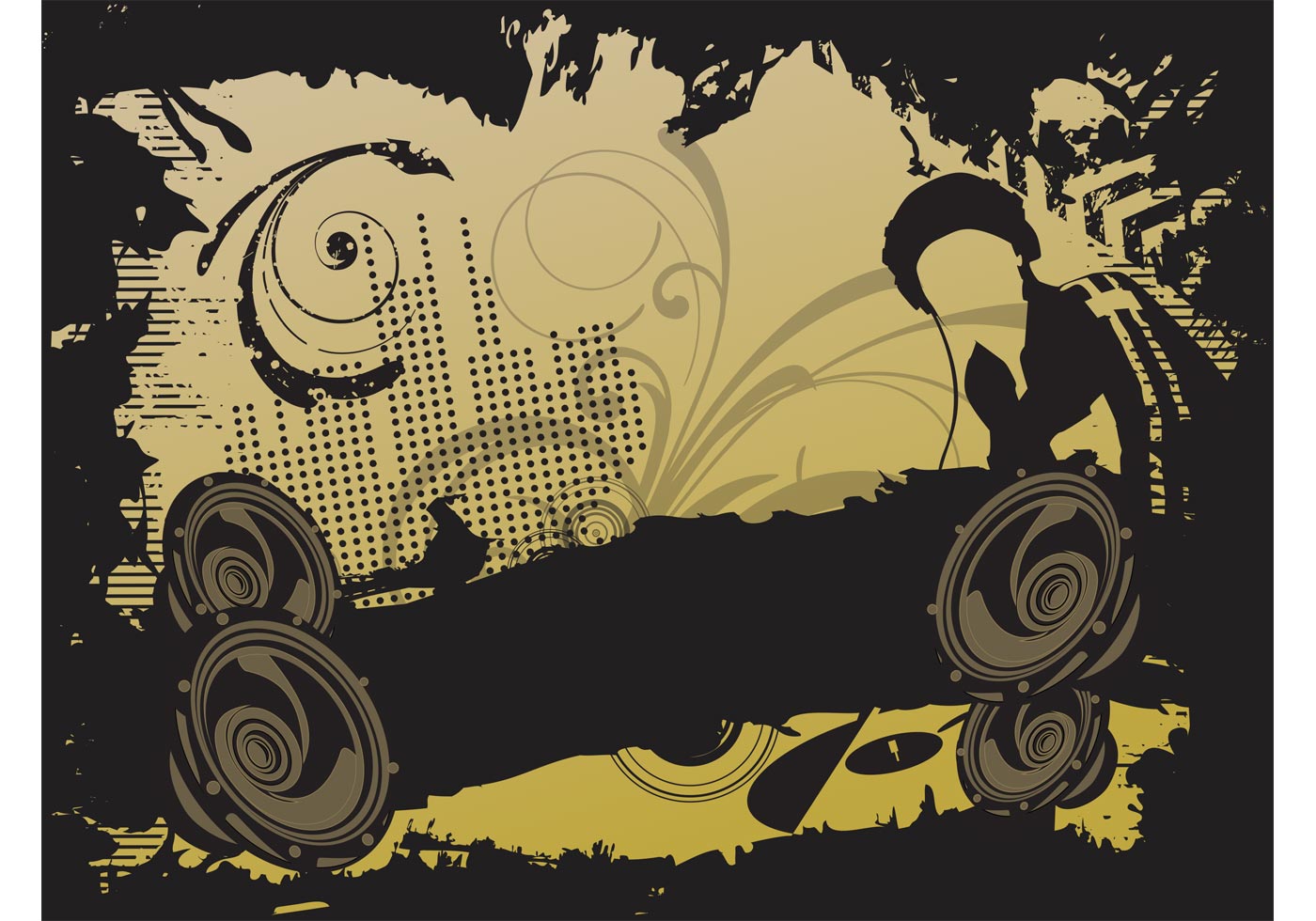 dj vector turntable Free Vector Vector Stock DJ Graphics Party Art, Download dj vector turntable Free Vector Vector Stock DJ Graphics Party Art, Download