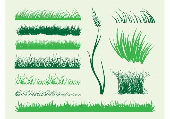 Stems Of Grass Vector