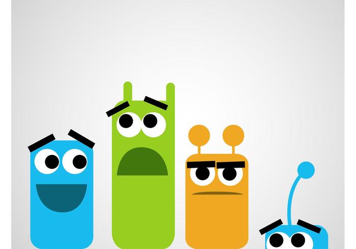 Cute Monster Characters Cute Monster Characters