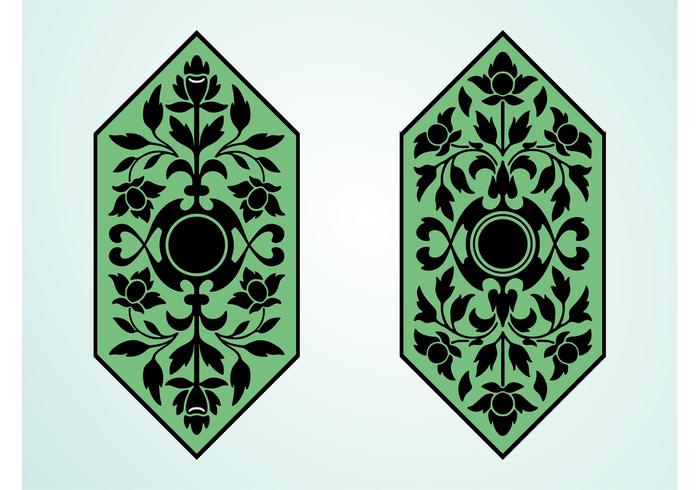 Retro Floral Decorations Retro Floral Decorations