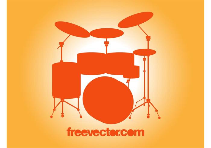 Vector Drum Set Vector Drum Set