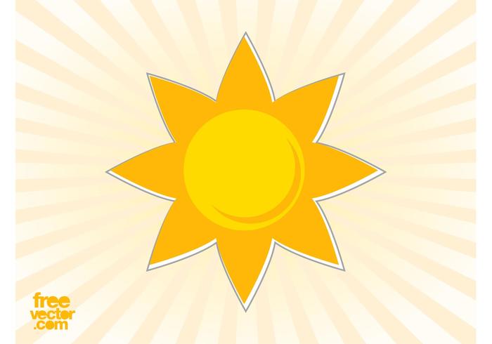 Sun Sticker Vector Sun Sticker Vector