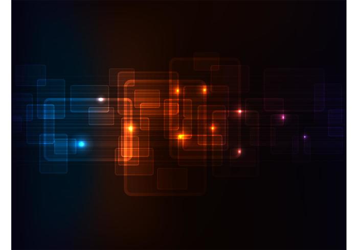 Glowing Shapes Vector Glowing Shapes Vector