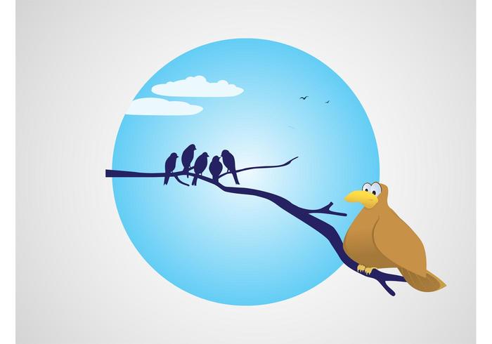 Cartoon Vector Birds Cartoon Vector Birds