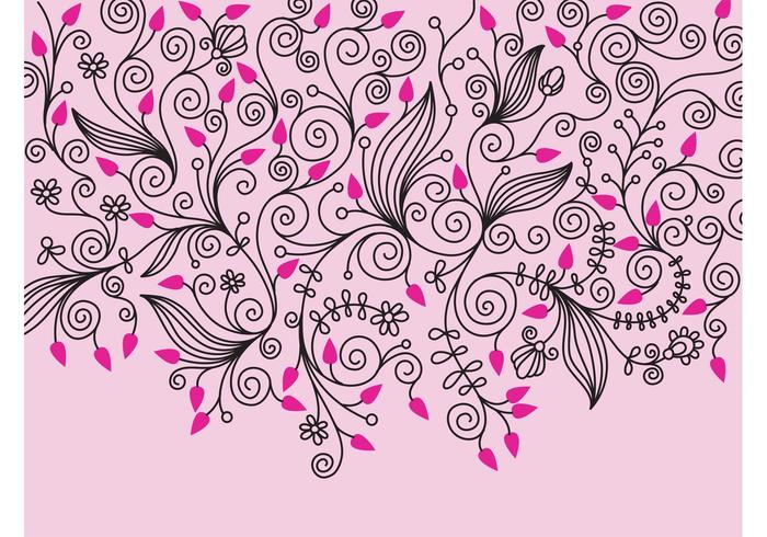 Vector Floral Decorations Vector Floral Decorations