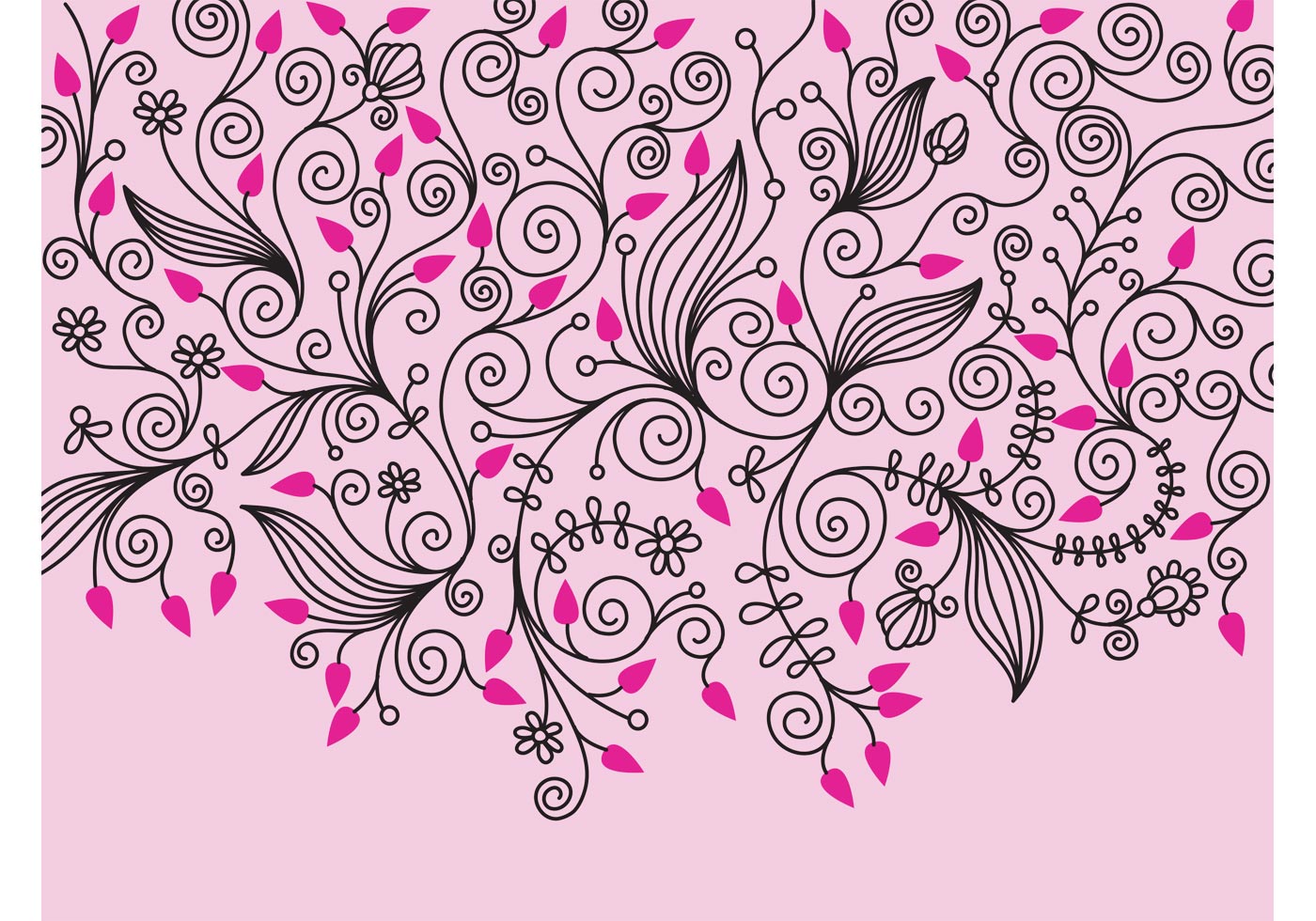 Vector Floral Decorations - Download Free Vector Art, Stock Graphics ...