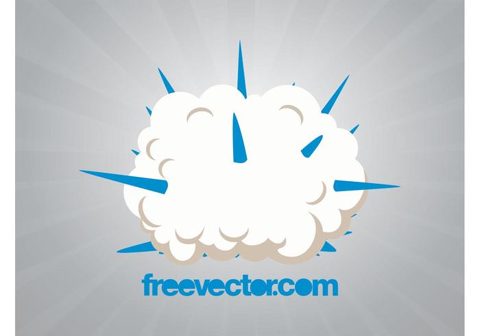 Explosion Cloud Vector Explosion Cloud Vector