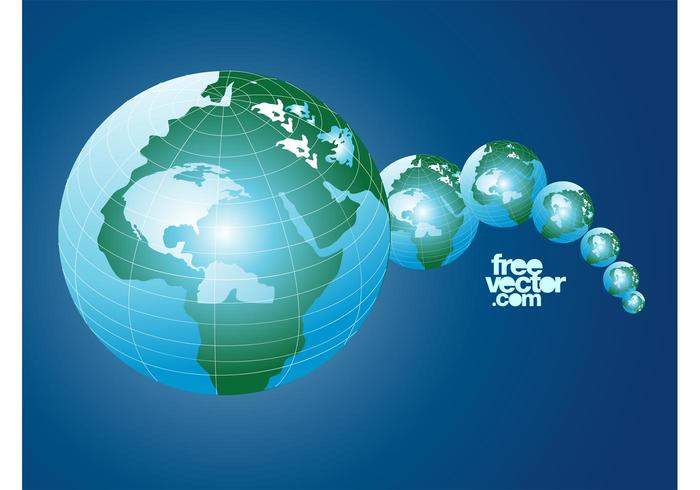 Globes Vector Globes Vector