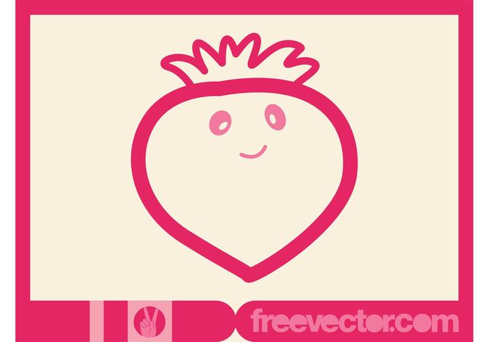 Vector Strawberry Cartoon Vector Strawberry Cartoon