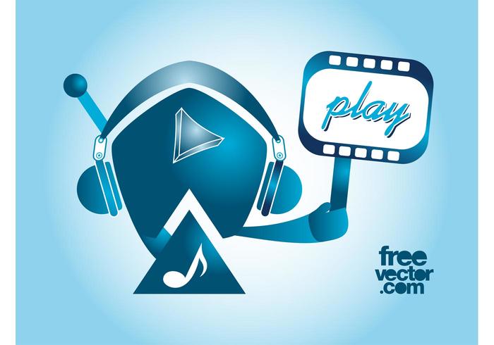 Play Music Vector Play Music Vector