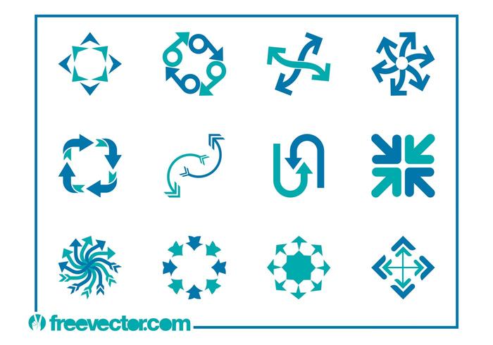 Vector Arrows Icons Vector Arrows Icons
