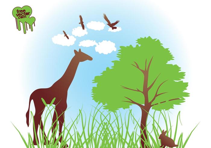 Vector African Nature Vector African Nature