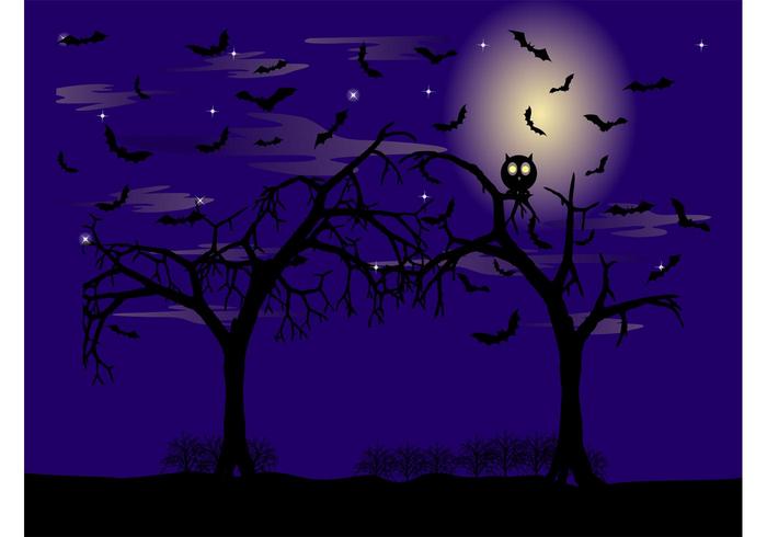 Vector Halloween Night Vector Halloween Night