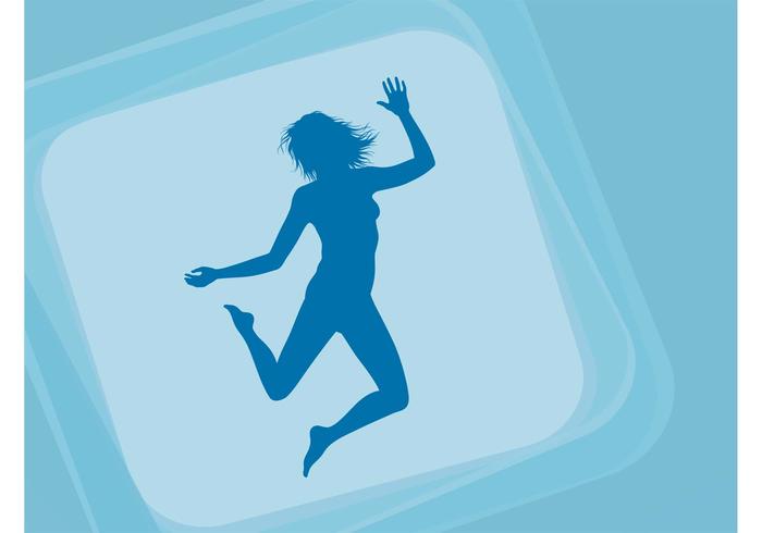 Jumping Happy Girl Jumping Happy Girl