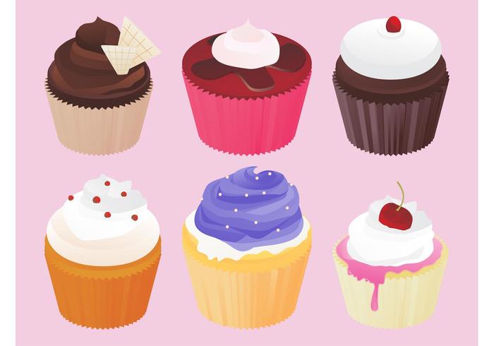 Cupcakes Vector Cupcakes Vector