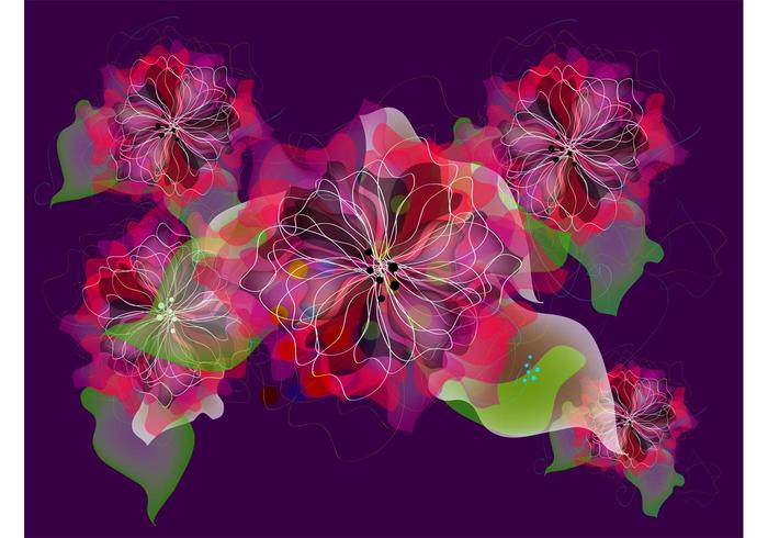 Flowers Vector Background Flowers Vector Background